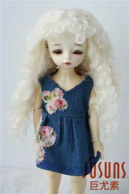 D28002 Extremely Longe Curly Monghanjuc Mohair BJD Wigs 6-7' 7-8' 8-9' 9-10' 1/6 1/4 1/3 YOSD MSD SD DOD QBaby Blythes Hair