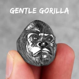 Stainless Steel Animal Men Rings Eagle Dog Dragon Bird Snake Punk Hip Hop Trendy For Male Boy Jewelry Creativity Gift Wholesale