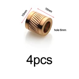 4-10pcs Stainless Steel Big Hole Beads Loose Spacer Beads For Diy Bracelets Jewelry Making Paracord Knife Lanyard Accessories