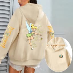 Tinker Bell Anime Men Cartoon Hoodie Women Pullover Tops Outdoor New Fashion Autumn Spring Couple Sweatshirts Clothes