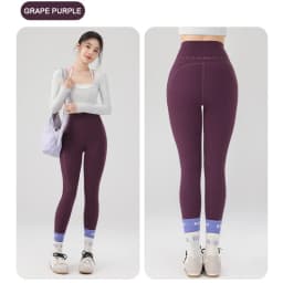 BIVIGAOS Spring Autumn Reflective Strip Side Pocket Yoga Leggings Women High Waist Hip Lift Sports Fitness Sharkskin Leggings
