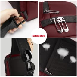 HK Multifunctional Business Chest Bag Waterproof and Scratch-Resistant Men’s Bag Lightweight High-End Fashionable Shoulder Bag