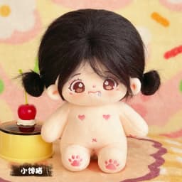 Cute 20cm Idol Doll With Clothes Kawaii Plush Cotton Dolls Stuffed Toy DIY Birthday Gift