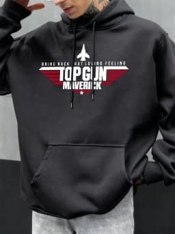 Top Gun Maverick Design Men Hoodies Oversized Comfortable Hoodie Pocket Fleece Streetwear Autumn Fashion Casual Pullover