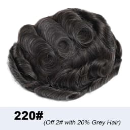0.03 Ultra Thin Skin Toupee Undetectable Men's Capillary Prosthesis Realistic Wig Man Human Hair Microskin Hair System For Man