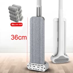 Mmagic Mop for Wash Floor Mop Cleaner Cleaning Flat Spin Mop Bucket Floor House Cleaning Easy Home Cleaning 360° Rotation With
