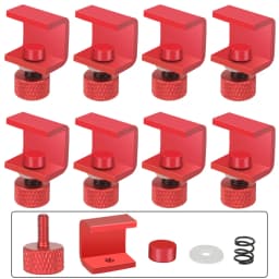 XCR3D Glass Heated Bed Clamp 3D Printer Parts Heatbed Plate Clip for Ultimaker UM Build Platform Retainer 4pcs/8pcs