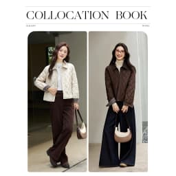VIMLY Women's Vintage Quilted Jacket 2026 Winter Warm Parkas Plaid Spliced Cuff Long Sleeve Lady Outerwear Woman Clothes A2796