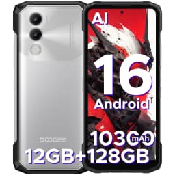 DOOGEE Blade20 X Rugged Phone 10300mAh Battery Gemini Ai 6.6" 90Hz 12GB RAM(3+9) 128GB ROM 16MP AI Main Camera Google Pay NFC Supports Smartphone