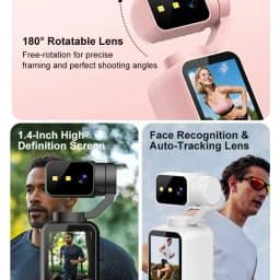 Lenovo Sports Handheld 4K HD Camera Lens Rotatable Small Portable Vlog Recording Outdoor Cycling Cheap Wholesale