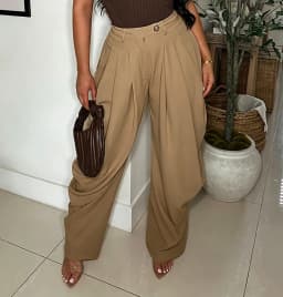 2026 Trend Mid Waist Women's Cargo Harem Sweat Pants with Ruched Design Casual Street Style Trousers Office Ladies Work Trousers