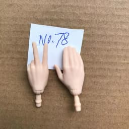 1/6 Doll Replacements Hands Elbows Feet Black Brown White Beige White Pink Skin Doll Parts Original Doll Accessories