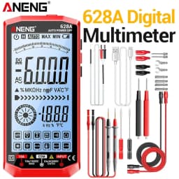 Automatic Multimeter for Measuring AC/DC Voltage Current and Temperature NCV Non-Contact Electrical Testing Model ANENG 628A