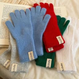 Winter Women Wool Gloves Knitted Full Finger Extended Long Gloves Wool Touchscreen Mittens Thick Warm Cycling Anti Cold Gloves