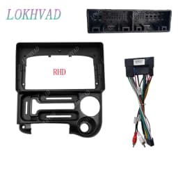 2 Din 9 Inch Car Android Radio Installation GPS Mp5 ABS PC Plastic Fascia Panel Frame for Hyundai Santro Atos Prime 2003-2015