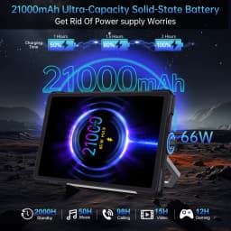 Unihertz TANK PAD E 8849 Tablet Rugged Projector Tablet Android 512GB 120Hz 24GB Smartphone Pad 10.95 inch 21000mAh 50MP 2025