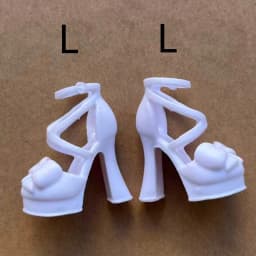 Rainbow Doll Sandals Original 1/6 Doll Shoes White Clear Blue Black Orange Color Doll Accessories
