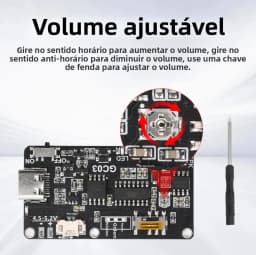 GC03 Recording Card Voice Recording Board Movement Creative Gift Box Christmas Birthday Card MP3Voice Module TYPE-C with Speaker
