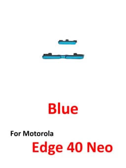 Phone Power Volume Button For Motorola Moto Edge 40 Neo New On Off Up Down Key Internal Flex Cable Repair Parts Black Blue Green