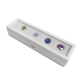 Loose Diamond Box Transparent Gemstone Storage Case New Pendant Beads IGI Organizer Ring Earrings Gem Stone Gift Packaging Box