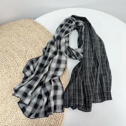 2025 British Style 100% Cotton Scarf Retro Plaid Women Shawls And Wraps Lady Travel High Quality Large Vintage Scarves 75x180cm