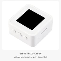 ESP32-S3 1.54inch LCD Display Development Board,240×240 Resolution,262K Color, Supports Dual Microphones, 2.4GHz Wi-Fi And BLE 5