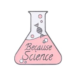 Believe in Science Enamel Brooch Chemical Molecule Test Tube DNA Microscope Eye Medicine Bottle Creative Badge Pins Jewelry Gift