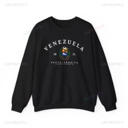 Venezuela-Graphic-Sweatshirt-Venezuela-Badge-Pullovers-Gift-Venezuela-South-America-South-America-Shirt-Soft-Comfortable-Sweater