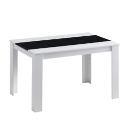 BonChoice 110/120/150cm Wooden Dining Tables for 2-6 Small Space, Rectangle Kitchen Table for Dining Room, Kitchen