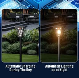 1/4 Pcs Solar Motion Sensor Light Outdoor Waterproof Lighting Dual Purpose Lawn Lamp and Wall Sconce for Garden or Porch