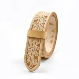 1Pc Deepeel 3.8cm*110/120cm First Layer Cowhide Embossed Belt with Pin Buckle Band DIY Handmade Crafts Leather Belts Accessories