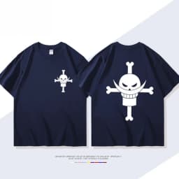 2026 New ONE PIECE Animation Derivatives White Beard Edward·Newgate Print T-shirt Short Sleeve T-shirt Men's and Women's T-shirt