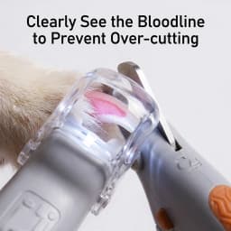 Pet Nail Clippers with LED Light Professional Dog and Cat Grooming Trimmer for Safe Precise Trimming and Polishing