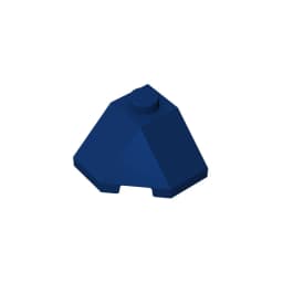 Gobricks GDS-802 ROOF TILE 2X2X1 45 DEGR.-BOT.45DEGR. compatible with lego 13548 children's DIY Educational Building Blocks Tech