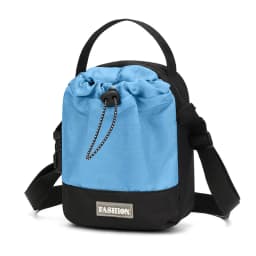 Waterproof Nylon Crossbody Sling Bag - Outdoor Travel Pouch with Dedicated Water Bottle Pocket