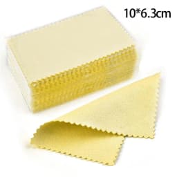 50pcs Silverware Polishing Cloth Soft Cleaning Polishing Cloth Clean Wipe Wiping Cloth For Silver Gold Jewelry Tools Equipments