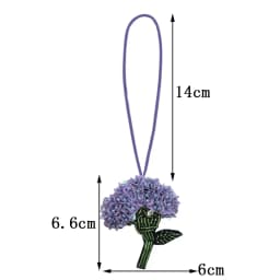 3D Beaded Patch Sequin Rhinestones Pearl Conch Cloth Patch Pendant Lanyard Decorative DIY for Bag Keychain Beading Applique