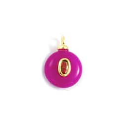 1 Piece Cubic Zirconia & Natural Stone Geometric Charms Round 18K Gold Plated Pendants For DIY Necklace Bracelet Jewelry Making