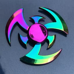 New Metal Rainbow Fidget Spinner Gradient Color R188 Mute Bearing EDC Hand Spinner Fingertip Gyro Anti-Anxiety Adult Toys Gifts