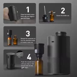 Portable Essential Oil Diffuser Smell Distributor Electric Smell For Home Office Car Air Freshener Rechargeable Scent Diffusers