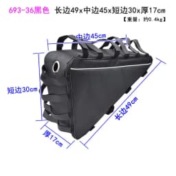 27 size Mountain Bike Triangle Tube Frame Bag Case Battery MTB Storage Protect