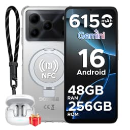 DOOGEE Note56 Plus Smartphone 48GB 256GB 6150mAh Large Battery 6.56'' 90Hz Display 50MP Camera NFC Android 16 Mobile Phones