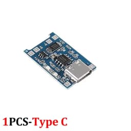 1-20Pcs Type C/Micro USB Charging Board Connector Plug for 18650 Lithium Battery USB C 5V 1A Charger Module With Protection