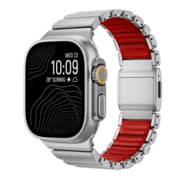 Silicone Magnetic Strap for Apple Watch Ultra 4/3/2 49mm Series 12/11/10 46mm Titanium Metal Band Iwatch 9 8 7 45mm SE3 44mm