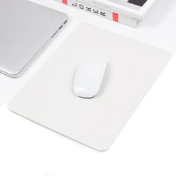 Portable PU Leather Mouse Pad Desktop Non-Slip Mouse Pad Waterproof Anti-Scratch Mat Easy To Clean For Office Laptop Accessories