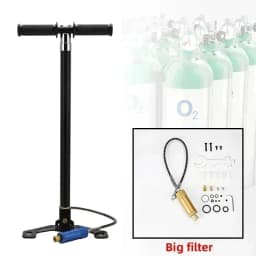 300bar 4 Stage High Pressure Air PCP Pump For Pcp Hunting 30mpa 4500psi Car Bicycle Refilling PCP Compressor