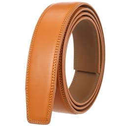 3.5cm Belt No Buckle Cow Genuine Leather Belt Body for Automatic Buckle High Quality Black White Belts Without Buckle Cowskin