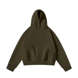 MAQVOB Top Quality 450G Heavyweight EU US Size High Street Clean Fit Short Hooded For Men And Women Loose Thick Boxy Hoodie