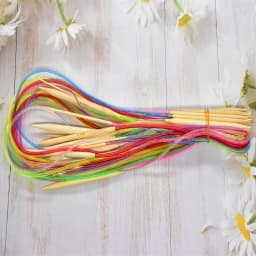 18Pcs/Set Circular Knitting Needles Bamboo Crochet Sewing Knitting Double Cusp Hooks Soft Tube Needle Craft Tools Set 40-120cm