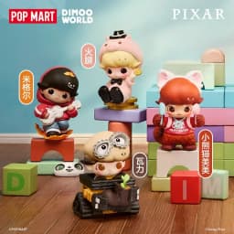 POP MART DIMOO WORLD PIXAR Series Blind Box Doll Guess Bag Mystery Box Toys Anime Action Figure Desktop Ornaments Collection